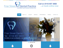Tablet Screenshot of friardental.com